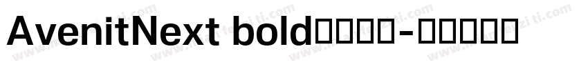 AvenitNext bold字体下载字体转换